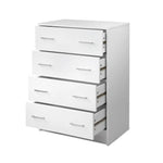 Artiss 4 Chest of Drawers - ANDES White - Furniture > Living Room