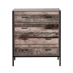 Artiss 4 Chest of Drawers - BARNLY - Furniture > Bedroom