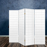 Artiss 4 Panel Room Divider Screen 174x179cm White - Furniture > Living Room