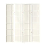 Artiss 4 Panel Room Divider Screen 176x179cm Nova White - Furniture > Living Room
