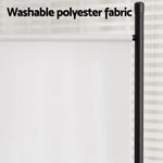 Artiss 4 Panel Room Divider Screen 345x180cm Fabric White - Furniture > Bedroom > Room Dividers