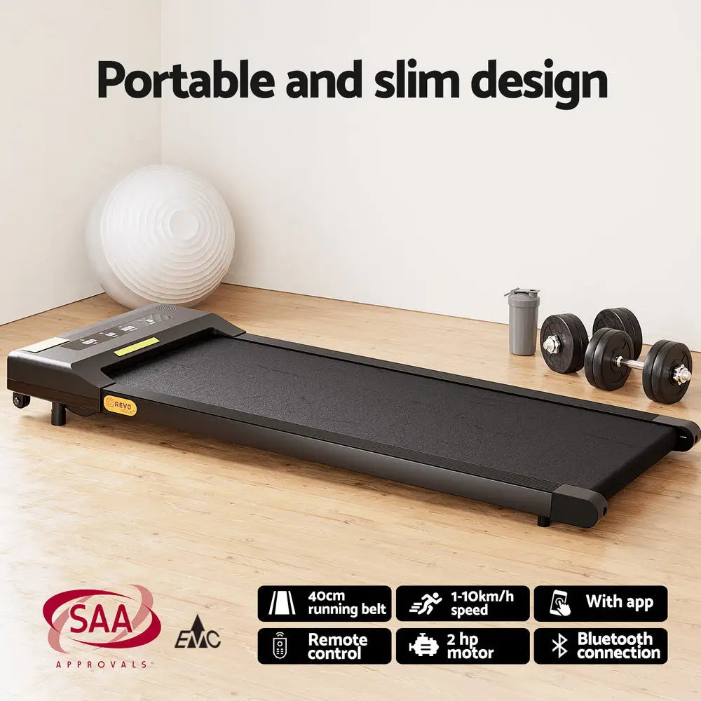 Artiss 400mm Treadmill Electric Walking Pad with 120cm Automatic Standing Desk - Furniture > Office > Desks