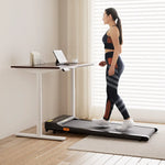 Artiss 400mm Treadmill Electric Walking Pad with 120cm Automatic Standing Desk - Furniture > Office > Desks