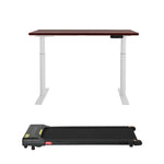 Artiss 400mm Treadmill Electric Walking Pad with 120cm Automatic Standing Desk - Furniture > Office > Desks