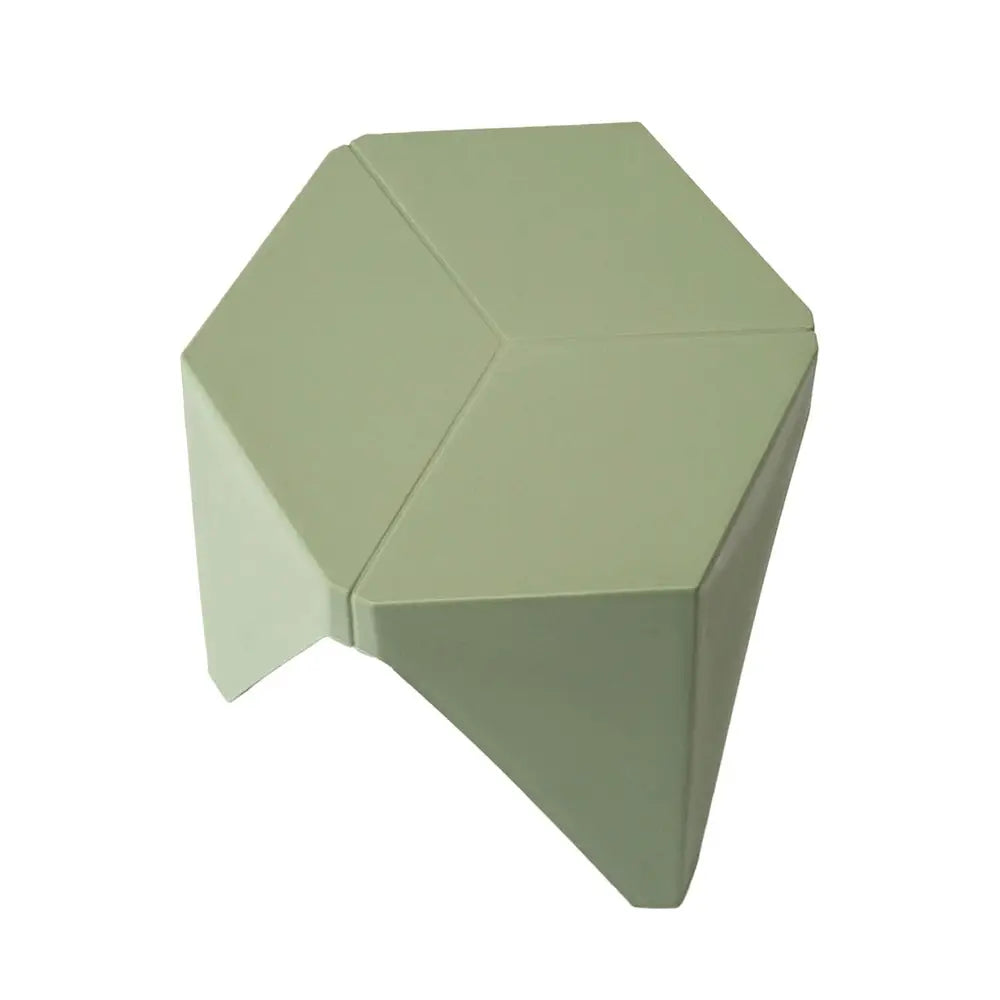 Artiss 4PC Puzzle Stool Bar Stools Stackable Green - Furniture > Bar Stools & Chairs > Table & Bar Stools