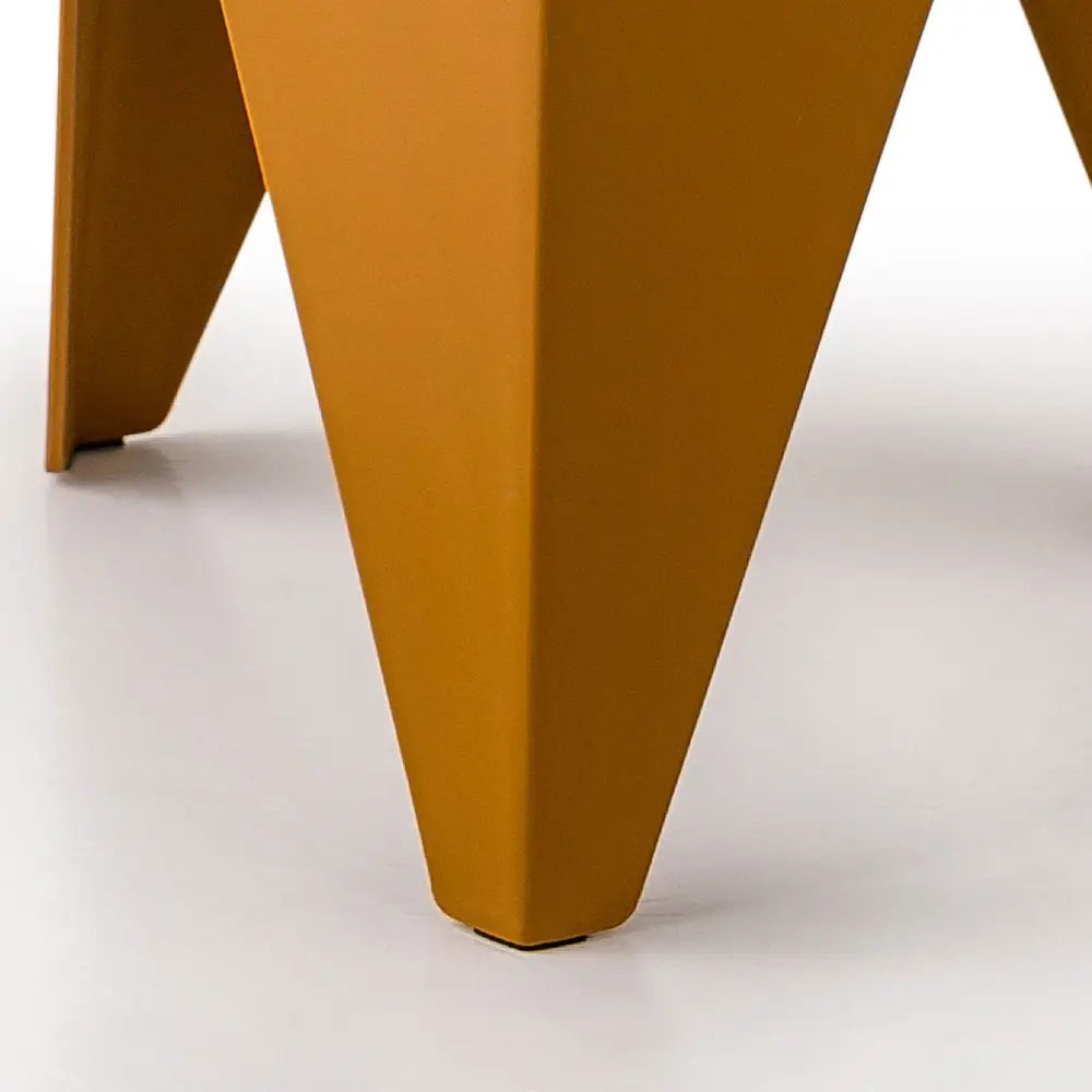 Artiss 4PC Puzzle Stool Bar Stools Stackable Yellow - Furniture > Bar Stools & Chairs > Table & Bar Stools