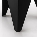 Artiss 4PC Puzzle Stool Plastic Bar Stools Stackable Black - Furniture > Bar Stools & Chairs > Table & Bar Stools
