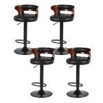 Artiss 4x Bar Stools Gas Lift Faux Leather - Furniture > Bar Stools & Chairs > Table & Bar Stools