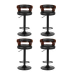 Artiss 4x Bar Stools Gas Lift Faux Leather - Furniture > Bar Stools & Chairs > Table & Bar Stools