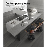 Artiss 4x Bar Stools Gas Lift Leather All Black - Furniture > Bar Stools & Chairs > Table & Bar Stools