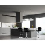 Artiss 4x Bar Stools Leather Gas Lift w/Armrest Black - Furniture > Bar Stools & Chairs