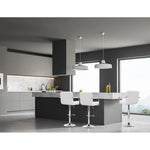 Artiss 4x Bar Stools Leather Gas Lift w/Armrest White - Furniture > Bar Stools & Chairs