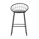 Artiss 4x Bar Stools Padded Seat Metal - Furniture > Bar Stools & Chairs