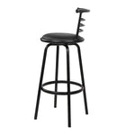 Artiss 4x Bar Stools Swivel Leather Padded Metal - Furniture > Bar Stools & Chairs