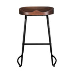 Artiss 4x Bar Stools Tractor Seat 65cm Black - Furniture > Bar Stools & Chairs