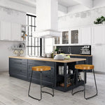 Artiss 4x Bar Stools Tractor Seat 65cm Wooden - Furniture > Bar Stools & Chairs > Table & Bar Stools