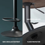 Artiss 4x Bar Stools Vintage Leather Gas Lift Brown - Furniture > Bar Stools & Chairs > Massage Chairs
