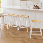 Artiss 4x Bar Stools Wooden Chairs Oak - Furniture > Bar Stools & Chairs > Massage Chairs