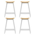 Artiss 4x Bar Stools Wooden Chairs Oak - Furniture > Bar Stools & Chairs > Massage Chairs