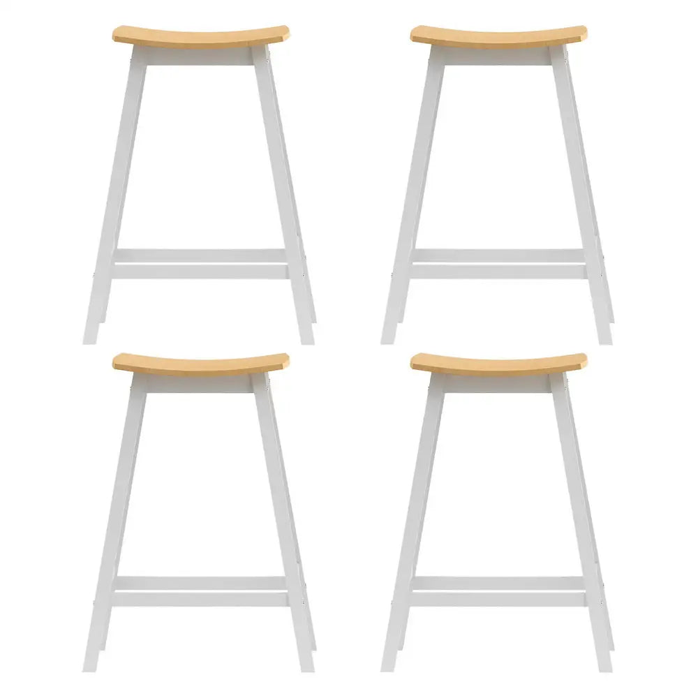 Artiss 4x Bar Stools Wooden Chairs Oak - Furniture > Bar Stools & Chairs > Massage Chairs