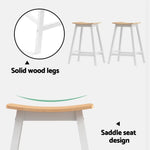 Artiss 4x Bar Stools Wooden Chairs Oak - Furniture > Bar Stools & Chairs > Massage Chairs