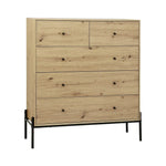 Artiss 5 Chest of Drawers - ARNO Pine - Furniture > Bedroom