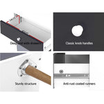 Artiss 5 Chest of Drawers - BONDS White - Furniture > Living Room