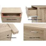 Artiss 5 Chest of Drawers - MAXI Pine - Furniture > Bedroom