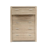 Artiss 5 Chest of Drawers - MAXI Pine - Furniture > Bedroom