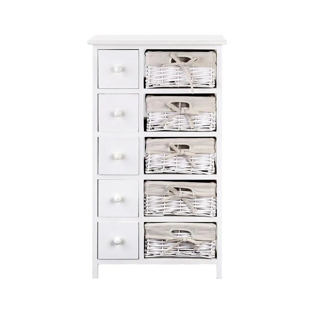 Artiss 5 Chest of Drawers with 5 Baskets - MAY - Furniture > Bedroom