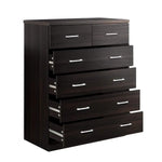 Artiss 6 Chest of Drawers - ANDES Walnut - Furniture > Bedroom