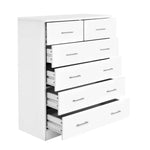 Artiss 6 Chest of Drawers - ANDES White - Furniture > Living Room