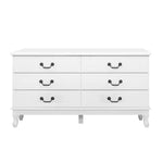 Artiss 6 Chest of Drawers - KUBI White - Furniture > Bedroom