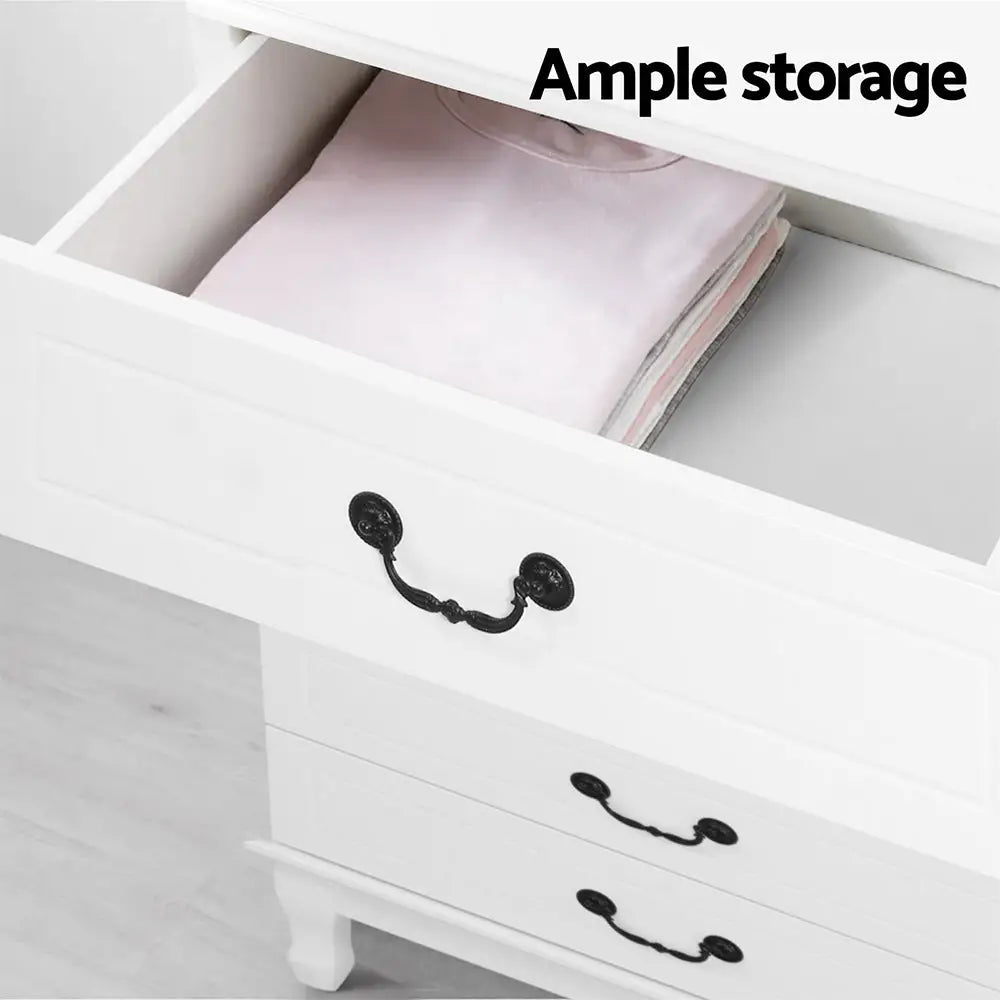 Artiss 6 Chest of Drawers - KUBI White - Furniture > Bedroom