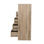 Artiss 6 Chest of Drawers - MYLA Oak - Furniture > Living Room