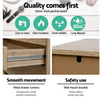 Artiss 6 Chest of Drawers - MYLA Oak - Furniture > Living Room