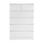 Artiss 6 Chest of Drawers - PEPE White - Furniture > Bedroom > Dressers