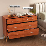 Artiss 6 Chest of Drawers Storage Cabinet Walnut - Furniture > Bedroom > Dressers