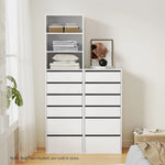 Artiss 6 Chest of Drawers Tallboy Cabinet White - Furniture > Bedroom > Dressers