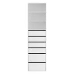 Artiss 6 Chest of Drawers Tallboy Cabinet White - Furniture > Bedroom > Dressers