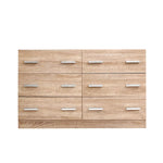 Artiss 6 Chest of Drawers - VEDA Oak - Furniture > Living Room