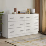 Artiss 6 Chest of Drawers - VEDA White - Furniture > Living Room
