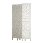 Artiss 6 Panel Room Divider Screen 244x170cm Clover White - Furniture > Living Room