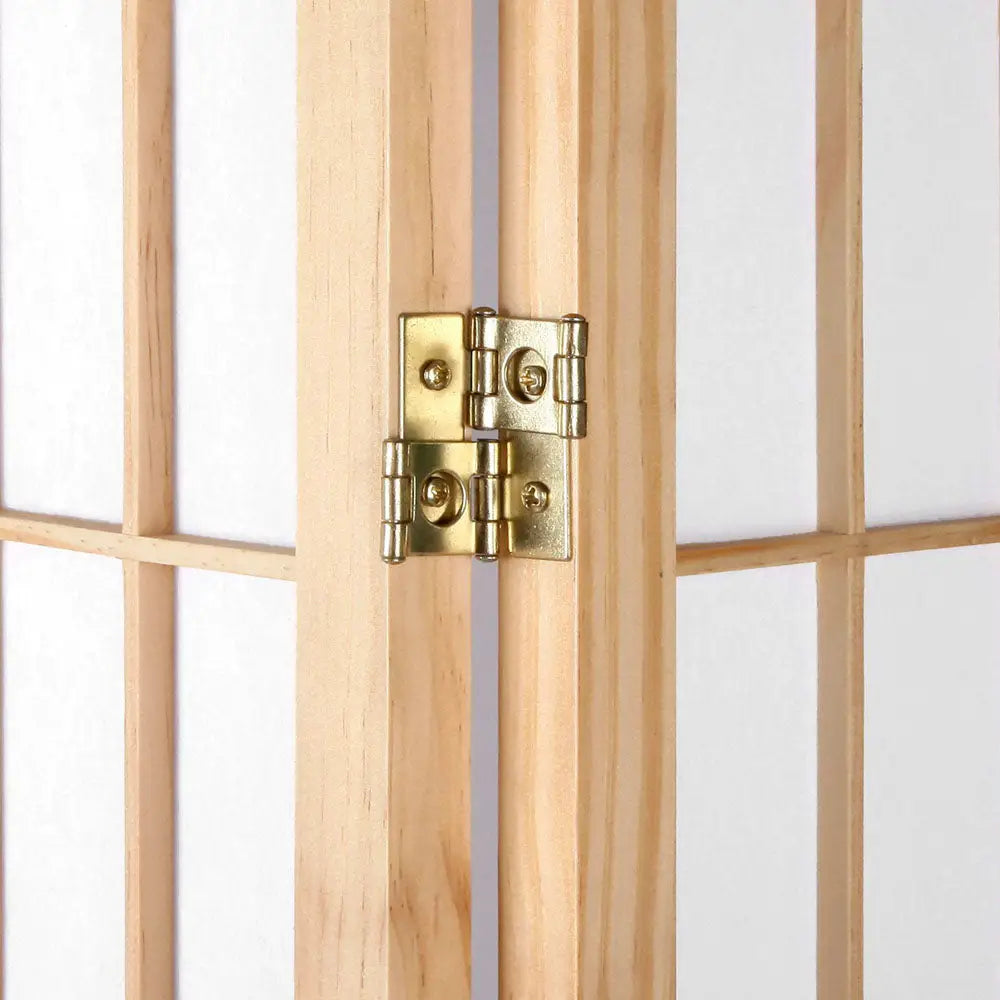 Artiss 6 Panel Room Divider Screen 261x179cm Natural - Furniture > Living Room
