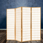 Artiss 6 Panel Room Divider Screen 261x179cm Natural - Furniture > Living Room