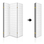 Artiss 6 Panel Room Divider Screen 261x179cm White - Furniture > Living Room