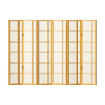 Artiss 6 Panel Room Divider Screen 265x179cm Nova Natural - Furniture > Living Room