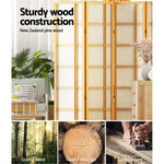 Artiss 6 Panel Room Divider Screen 265x179cm Nova Natural - Furniture > Living Room