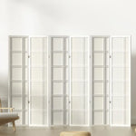 Artiss 6 Panel Room Divider Screen 265x179cm Nova White - Furniture > Living Room