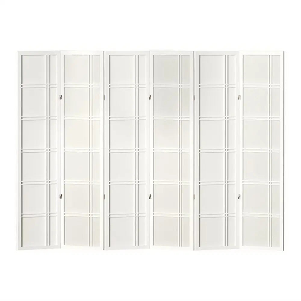 Artiss 6 Panel Room Divider Screen 265x179cm Nova White - Furniture > Living Room